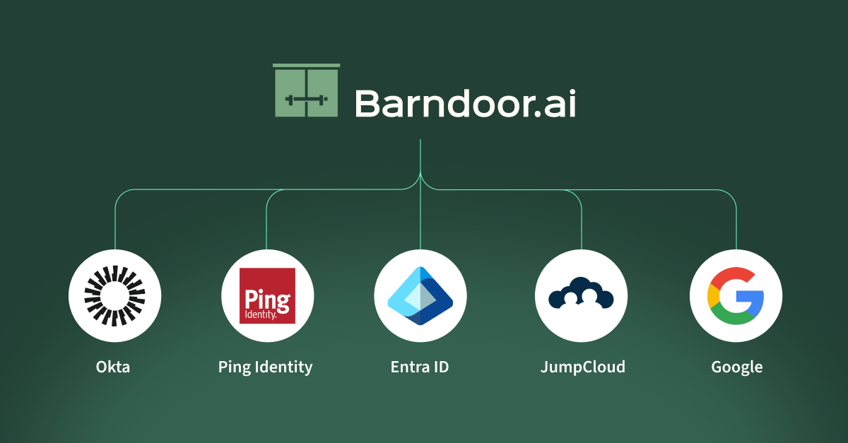 Barndoor supports your identity provider